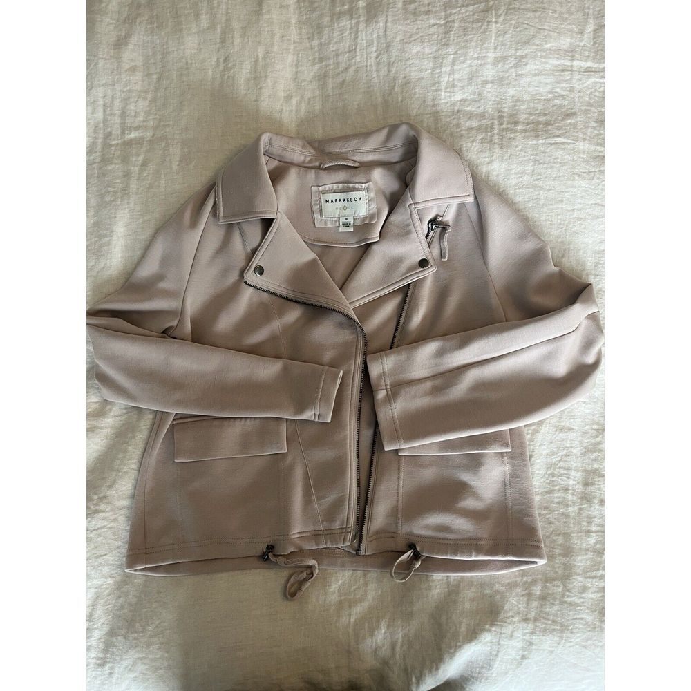 Marrakech Lange Jacket Sz Medium Color Natural Evereve Western Boho Light - Picture 4 of 11
